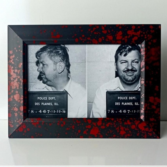 Serial Killer John Wayne Gacy Mugshot Gothic Crime Murder 70s Retro Cult Werid - Picture 6 of 7
